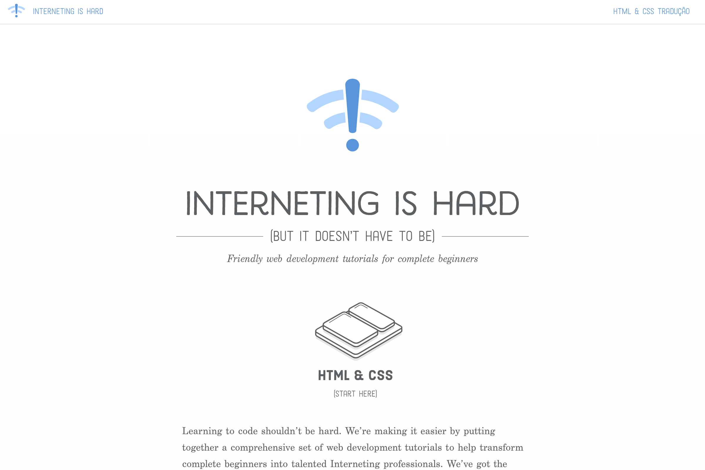 Preview of Interneting is hard