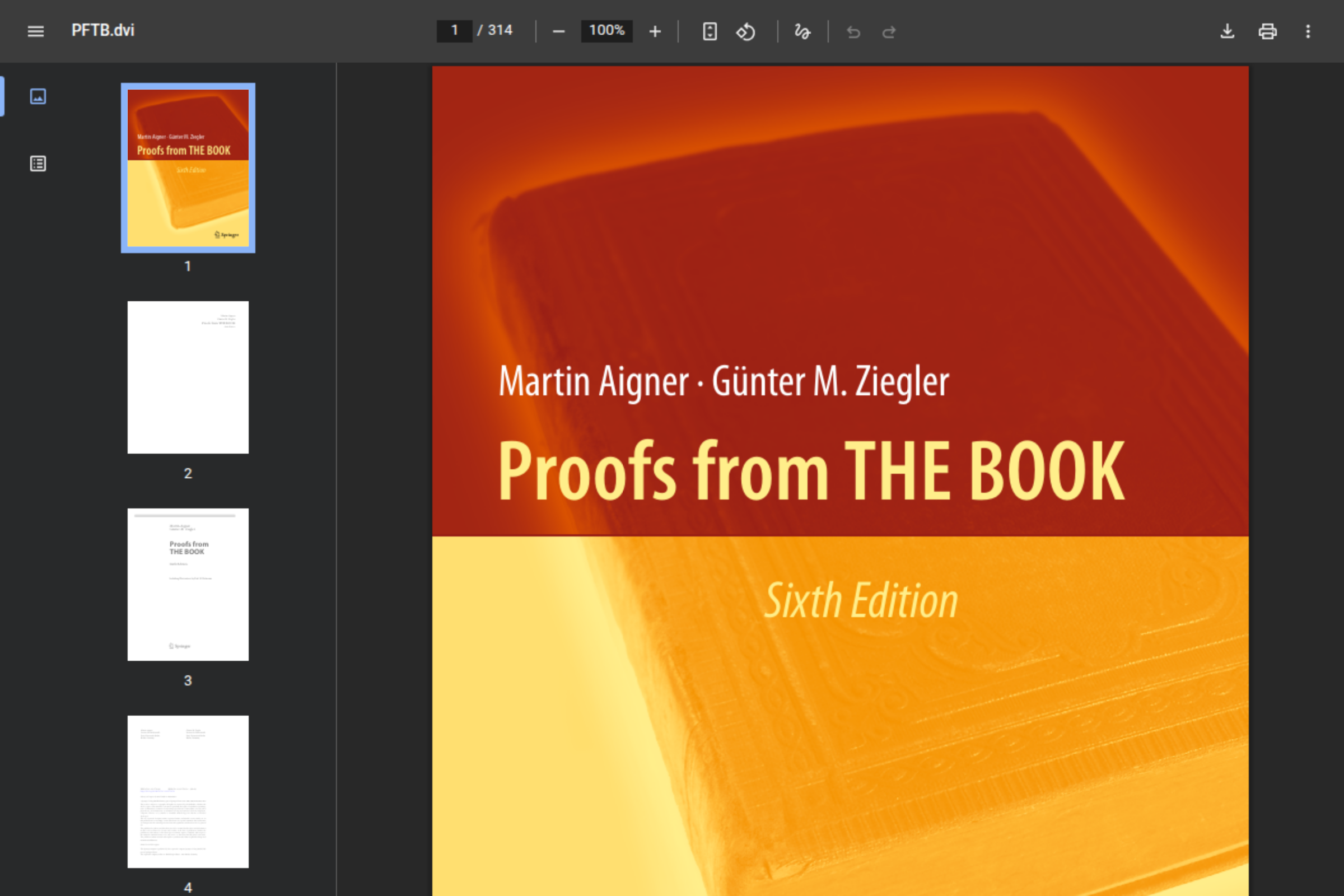 Preview of Proofs from the book