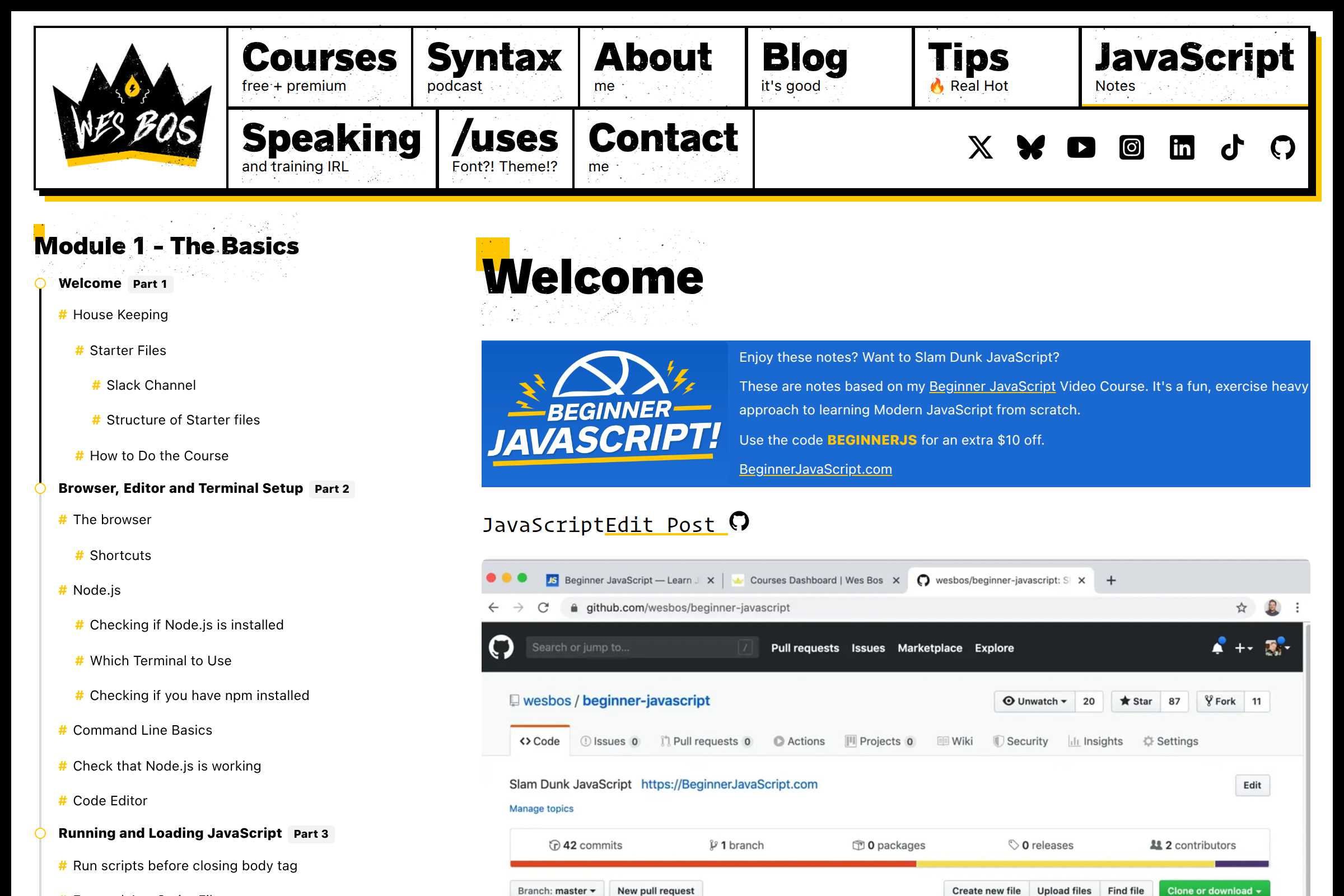 Preview of Javascript basics