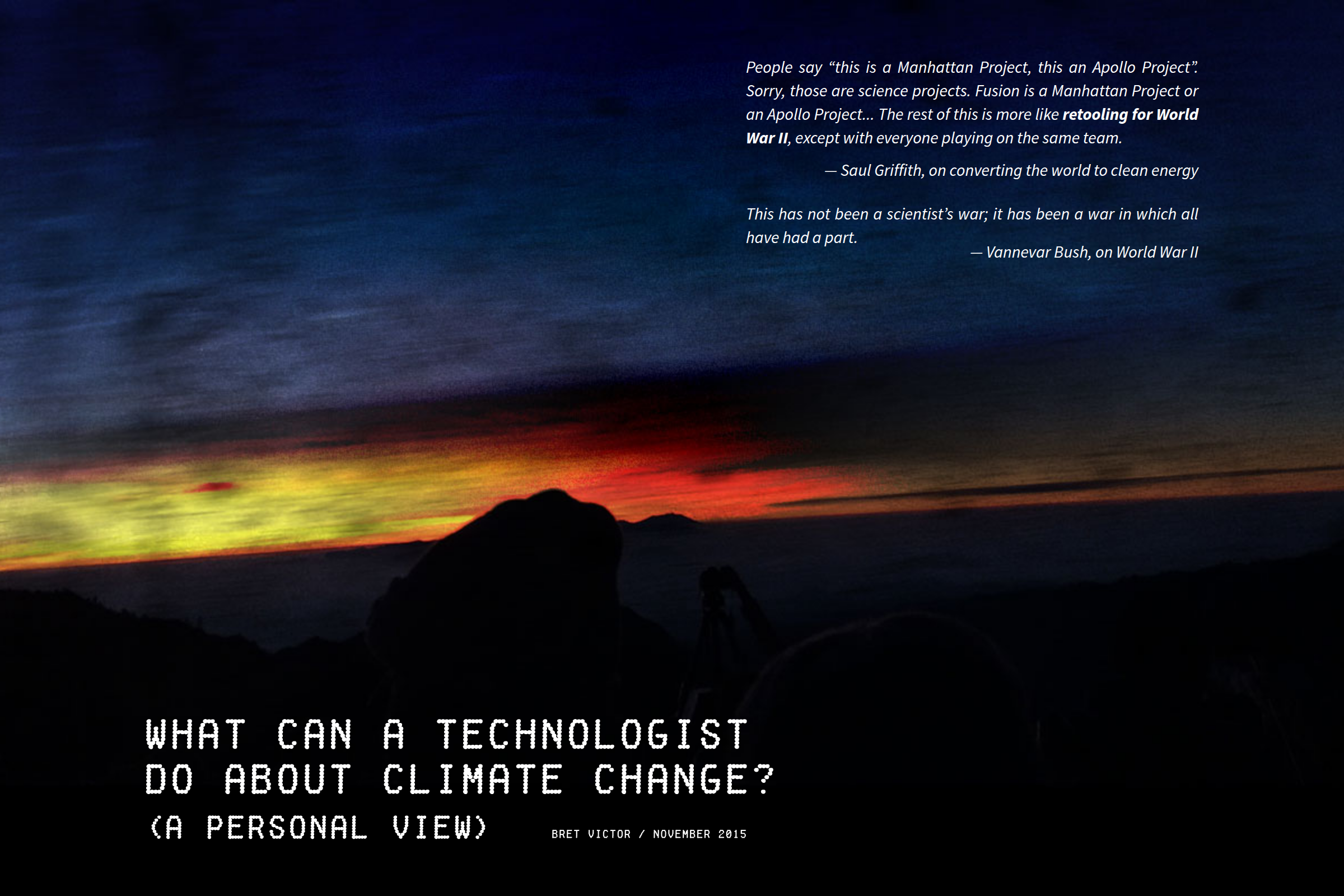 Preview of What can technologists do about climate change