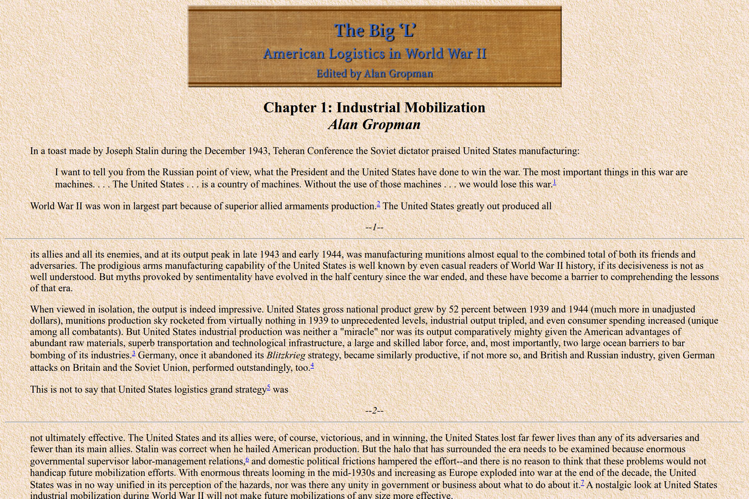 Preview of Hyperwar - American logistics in WW2