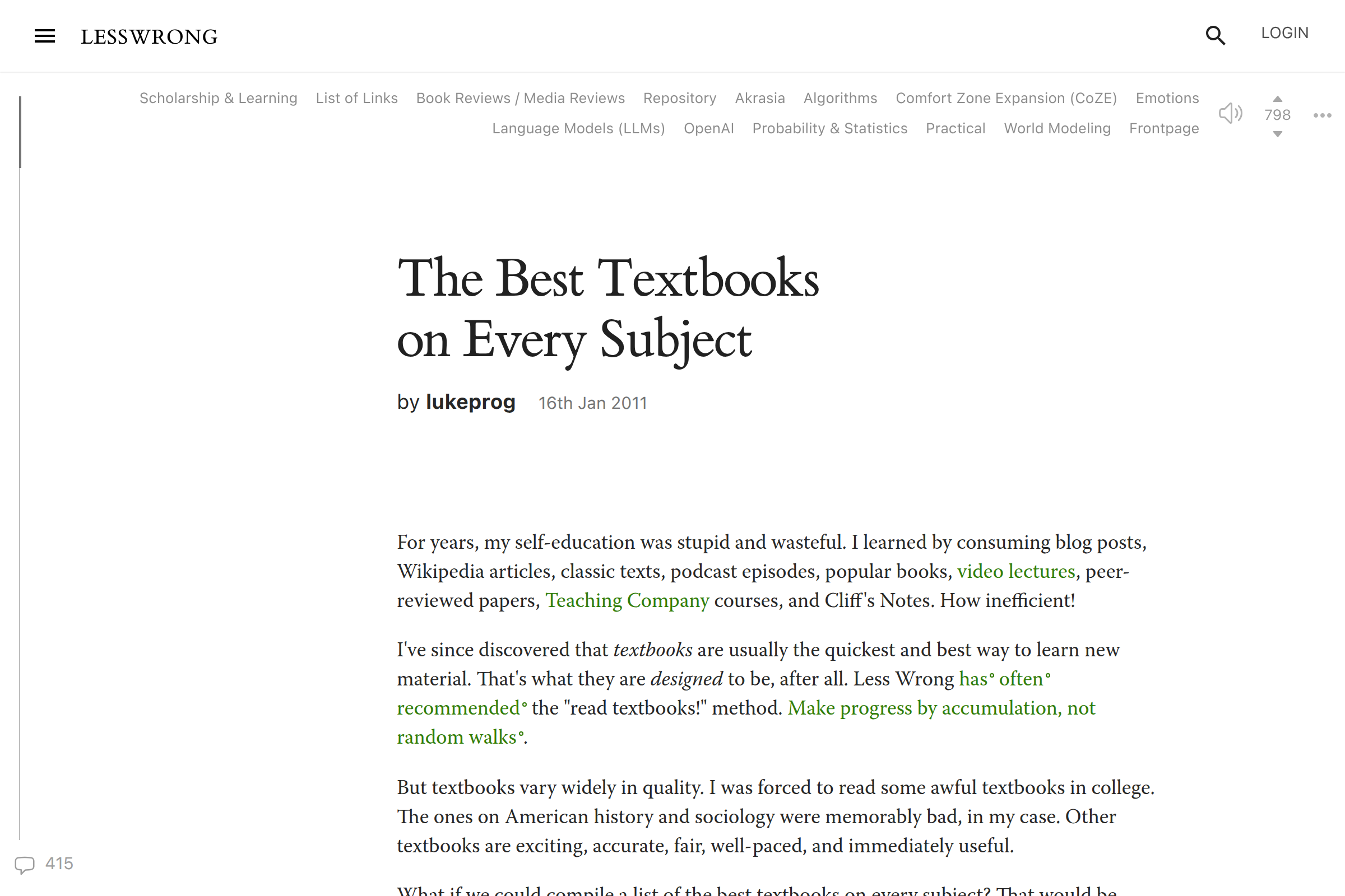 Preview of Best textbooks on every subject