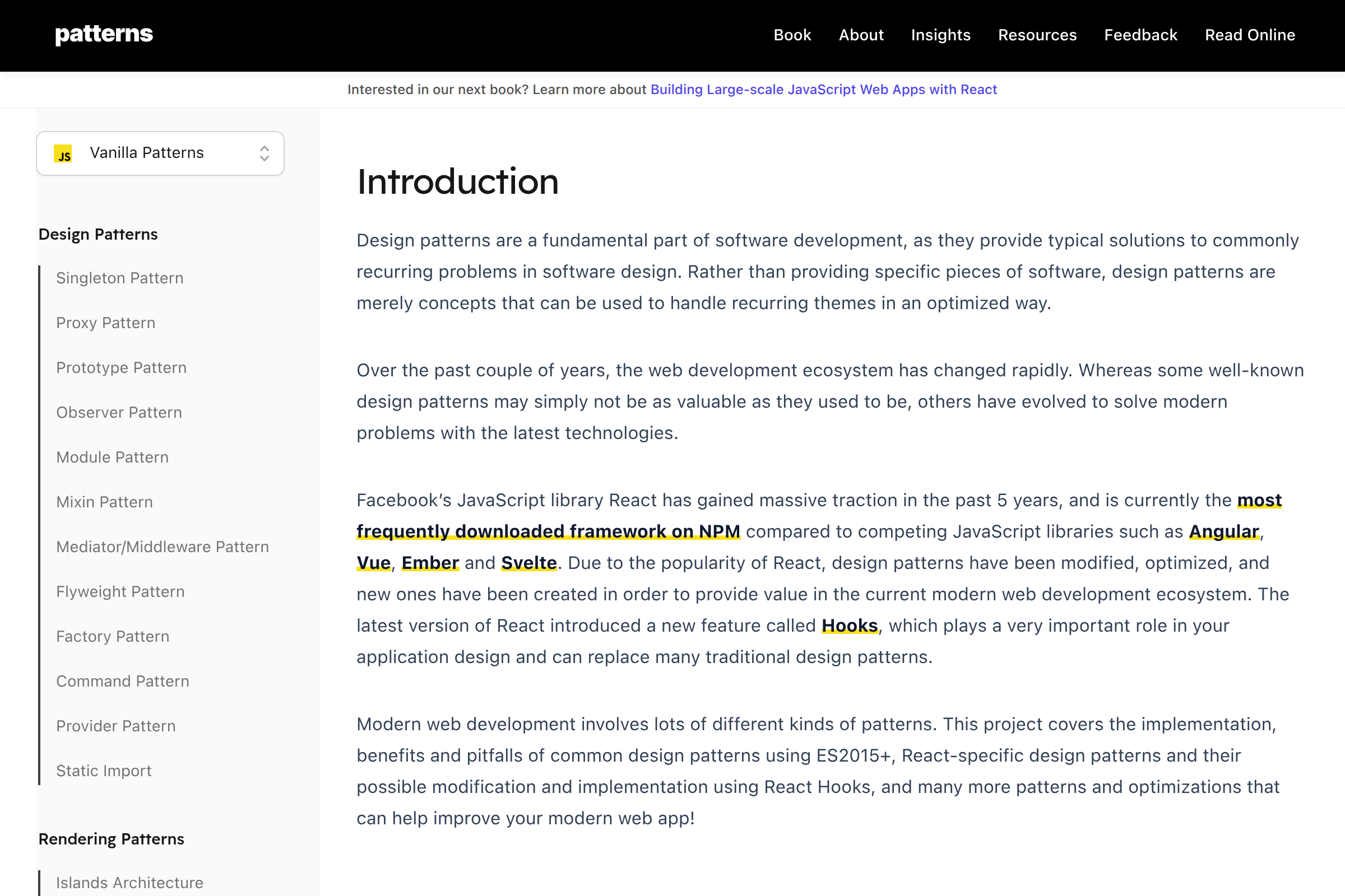 Preview of JS Patterns