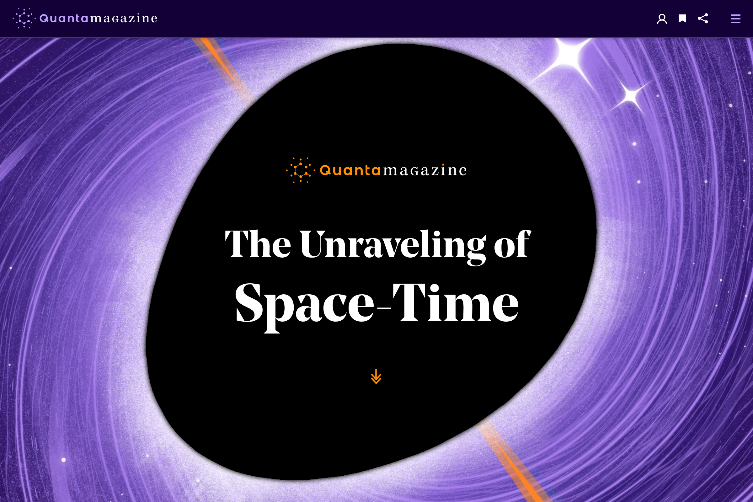 Preview of The unravelling of space time